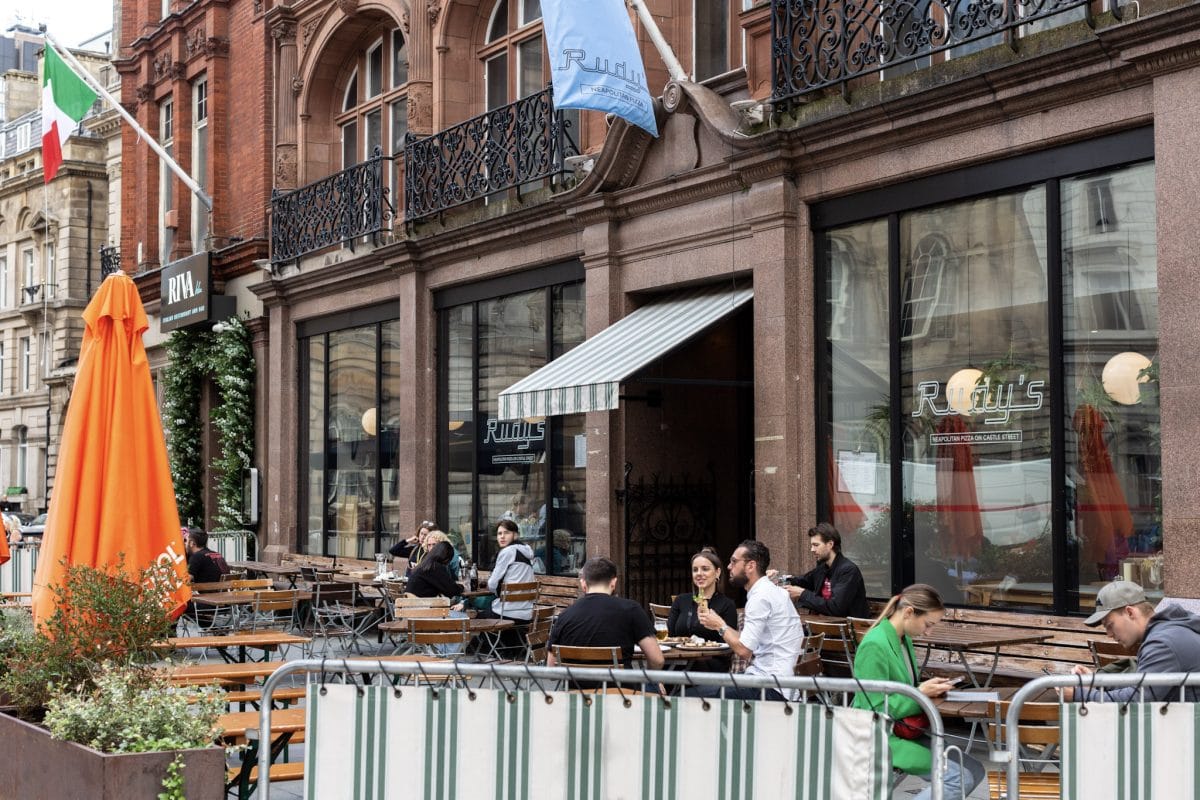 restaurant outside sitting area