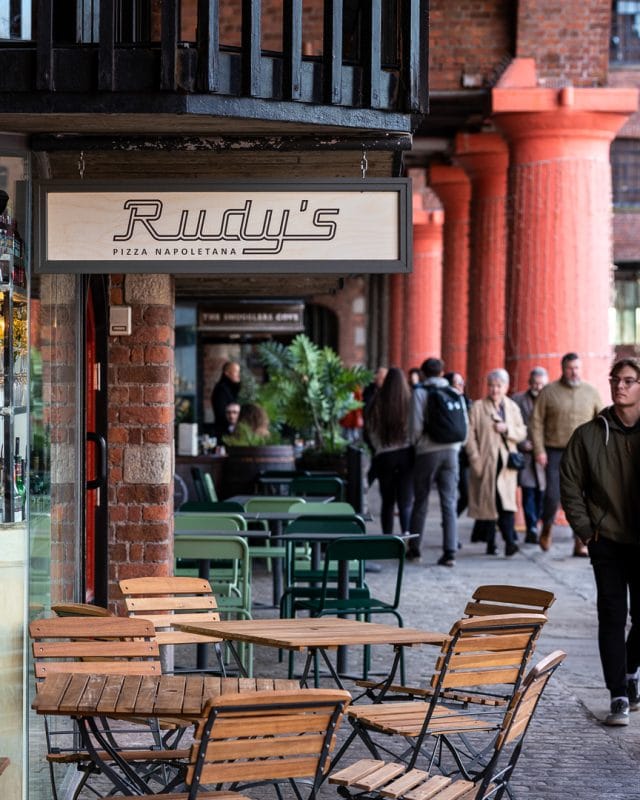 outside of neapolitan pizza restaurant