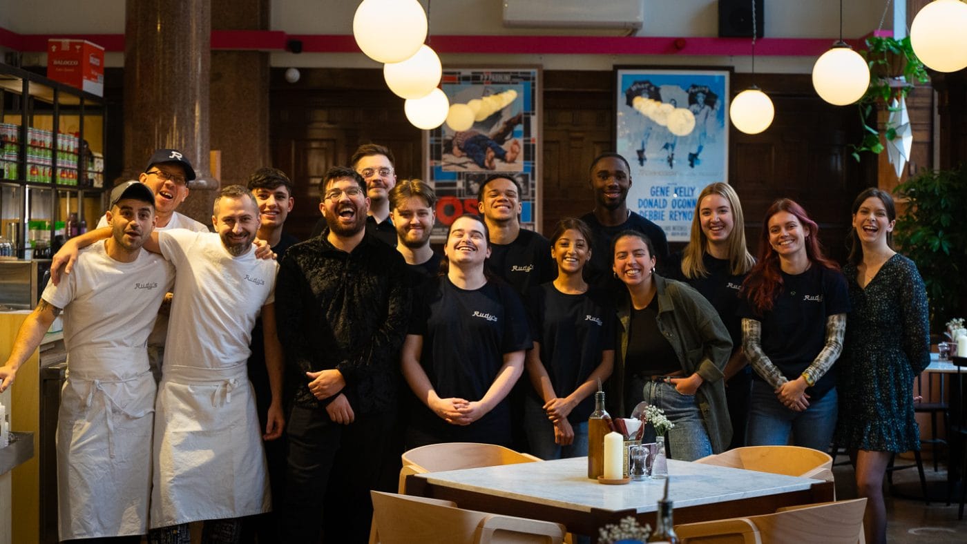 rudy's neapolitan pizza nottingham staff photo