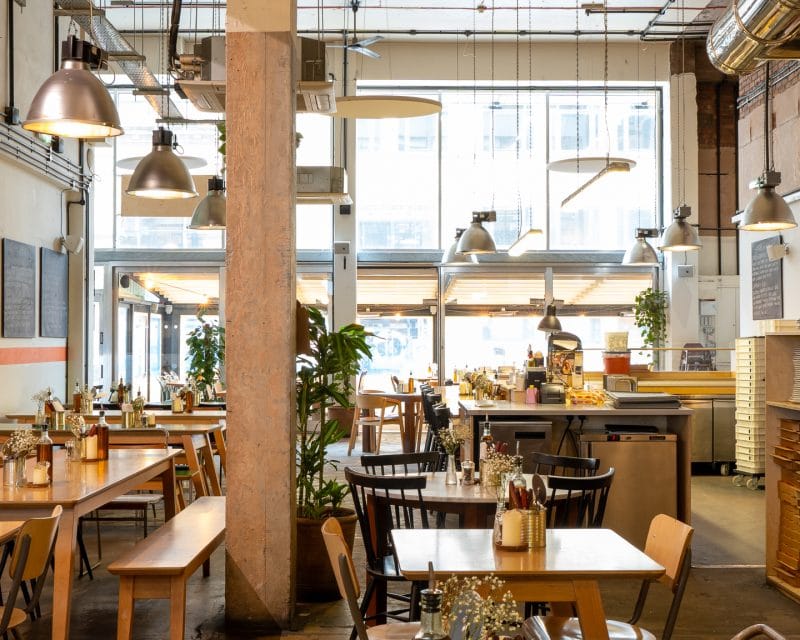 interior decor of peter street neapolitan pizza restaurant