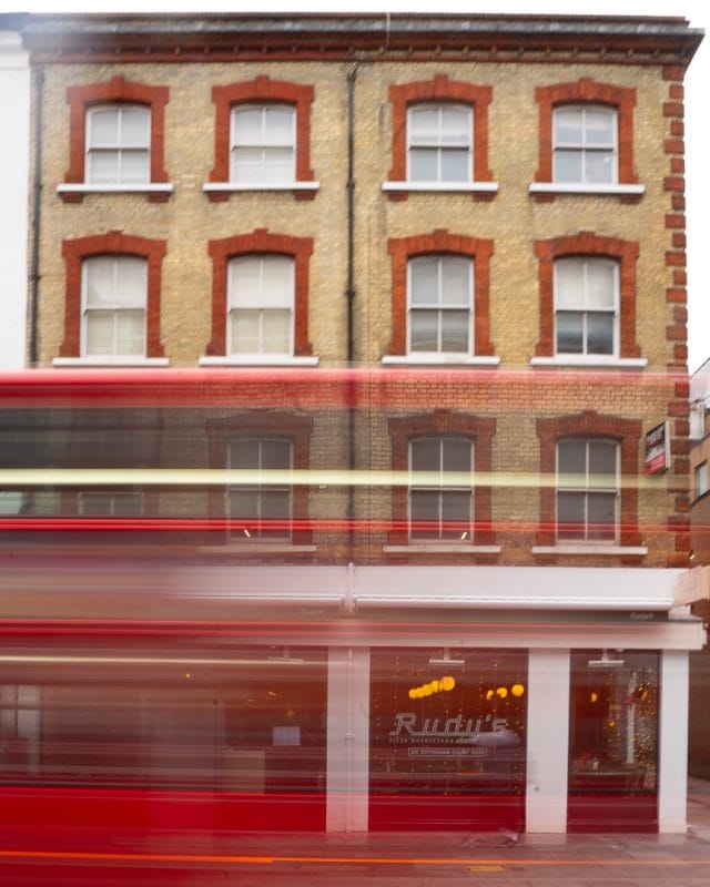 window of rudys restaurant