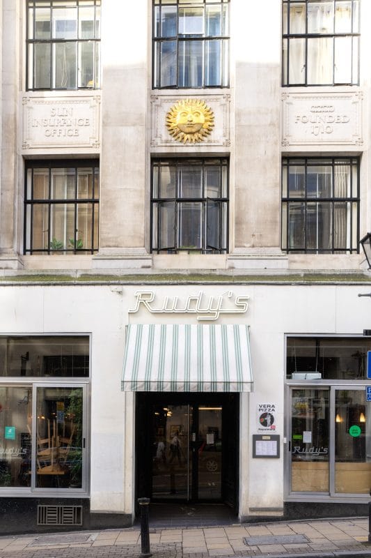 authentic neapolitan pizzeria front door