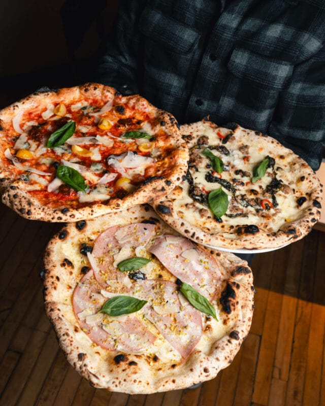 Rudy's monthly specials pizzas with fresh Italian Ingredients