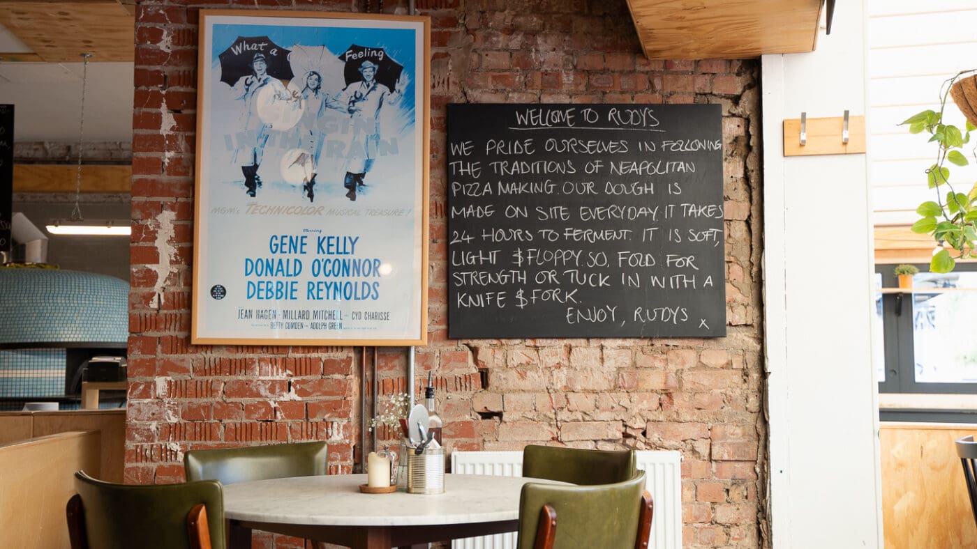 pizza restaurant decoration in chapel allerton